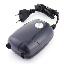 Load image into Gallery viewer, Aquarium Air Pump Mini Oxygen Compressor for Fish Tank with Check Valve Tube Single Double Outlet Aquatic Accessories 220V 240V 3W 5W