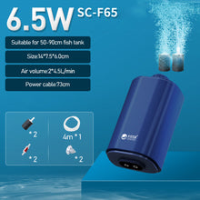 Load image into Gallery viewer, Silent Aquarium Oxygen Air Pump for Fish Tank 4 Outlet Adjustable Oxygenator Air Compressor Aerator with Check Valve Air Stone Aquatic Accessories 220v 3W/4.5W/6.5W/9W/12W/14W