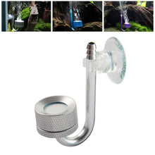 Load image into Gallery viewer, Aquarium CO2 Diffuser Fish Tank Check Valve U Shaped Bubble Atomizer Reactor Solenoid Regulator CO2 System For Plant With Suction Cup Bend Silver Tube DIY Diffusion Accessory