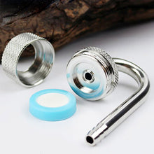 Load image into Gallery viewer, Aquarium CO2 Diffuser Fish Tank Check Valve U Shaped Bubble Atomizer Reactor Solenoid Regulator CO2 System For Plant With Suction Cup Bend Silver Tube DIY Diffusion Accessory