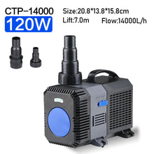Load image into Gallery viewer, 3800-16000L/h Multifunctional Aquarium Submersible Water Pump Waterproof Pond Filter System for Fish Tank Garden Fish Pond Fountain ECO 20/40/70/80/100/120/140W