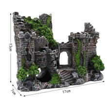 Load image into Gallery viewer, Aquarium Rock Play Ornaments Landscaping Simulation Rockery Decoration Artificial Resin Stone Moss Fish Live Artificial Decoration Ornaments Furniture Pet Accessories