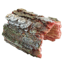 Load image into Gallery viewer, Aquarium Decoration Fake Tree Stump Artificial Bark Resin Branch Simulation Hollow Wood Model Figurine Fish Tank Hide Cave Craft Amphibians Landscape Dodge Hole DIY Accessory