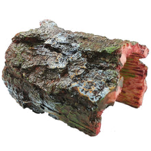 Load image into Gallery viewer, Aquarium Decoration Fake Tree Stump Artificial Bark Resin Branch Simulation Hollow Wood Model Figurine Fish Tank Hide Cave Craft Amphibians Landscape Dodge Hole DIY Accessory