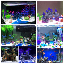 Load image into Gallery viewer, Artificial Stone-island Resin Aquarium Castle Decorations Ancient Castles Fish Tank Statue Rock Cave Building Decoration for Aquariums Landscaping Ornament