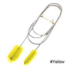 Load image into Gallery viewer, Aquarium Cleaning Brush Stainless Steel Flexible Bent Tube Brush Water Air Tube Pipe Hose Cleaner Fish Tank Accessories