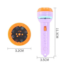 Load image into Gallery viewer, Baby Sleeping Story Book Flashlight Projector Torch Lamp Toy Early Education Toy for Kid Holiday Birthday Xmas Gift Light Up Toy