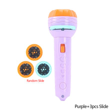 Load image into Gallery viewer, Baby Sleeping Story Book Flashlight Projector Torch Lamp Toy Early Education Toy for Kid Holiday Birthday Xmas Gift Light Up Toy
