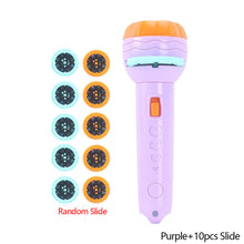 Load image into Gallery viewer, Baby Sleeping Story Book Flashlight Projector Torch Lamp Toy Early Education Toy for Kid Holiday Birthday Xmas Gift Light Up Toy