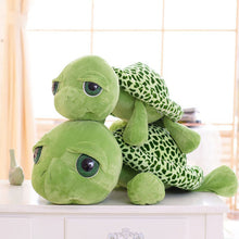 Load image into Gallery viewer, Kids Toys Plush Tortoise Toy Big Eye Green Stuffed Sea Turtle Animal Toys Gifts for Children Baby Accompany Toy Room Decoration