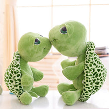 Load image into Gallery viewer, Kids Toys Plush Tortoise Toy Big Eye Green Stuffed Sea Turtle Animal Toys Gifts for Children Baby Accompany Toy Room Decoration