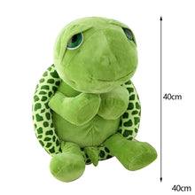 Load image into Gallery viewer, Kids Toys Plush Tortoise Toy Big Eye Green Stuffed Sea Turtle Animal Toys Gifts for Children Baby Accompany Toy Room Decoration