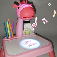 Load image into Gallery viewer, Kids Projector Drawing Table Painting Board Desk Multifunctional Writing Arts Crafts Educational Projection Machine Drawing Toy