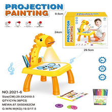 Load image into Gallery viewer, Kids Projector Drawing Table Painting Board Desk Multifunctional Writing Arts Crafts Educational Projection Machine Drawing Toy