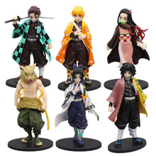Load image into Gallery viewer, Anime 16CM Demon Slayer Kimetsu no Yaiba Figure Kamado Tanjirou Action Figure Agatsuma Zenitsu Nezuko Warrior PVC Model Toys