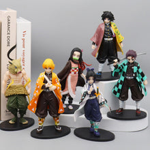Load image into Gallery viewer, Anime 16CM Demon Slayer Kimetsu no Yaiba Figure Kamado Tanjirou Action Figure Agatsuma Zenitsu Nezuko Warrior PVC Model Toys
