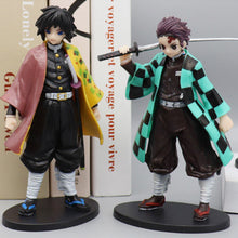 Load image into Gallery viewer, Anime 16CM Demon Slayer Kimetsu no Yaiba Figure Kamado Tanjirou Action Figure Agatsuma Zenitsu Nezuko Warrior PVC Model Toys