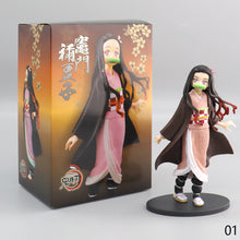 Load image into Gallery viewer, Anime 16CM Demon Slayer Kimetsu no Yaiba Figure Kamado Tanjirou Action Figure Agatsuma Zenitsu Nezuko Warrior PVC Model Toys