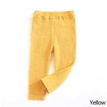 Load image into Gallery viewer, Baby Girls Boys Leggings Cotton Pants for diapers Spring Autumn Kids Girl Elastic Pants Fashion High Waist Long Trousers Children's Big Butt Pant
