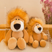 Load image into Gallery viewer, 25/35cm Cute Stuffed Toys for Kids Forest Jungle Animal Plush Dolls Lion Tiger Elephant Giraffe Fox Raccoon Monkey Cartoon Toys for Children Gifts