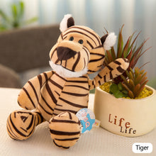 Load image into Gallery viewer, 25/35cm Cute Stuffed Toys for Kids Forest Jungle Animal Plush Dolls Lion Tiger Elephant Giraffe Fox Raccoon Monkey Cartoon Toys for Children Gifts