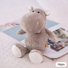 Load image into Gallery viewer, 25/35cm Cute Stuffed Toys for Kids Forest Jungle Animal Plush Dolls Lion Tiger Elephant Giraffe Fox Raccoon Monkey Cartoon Toys for Children Gifts