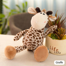 Load image into Gallery viewer, 25/35cm Cute Stuffed Toys for Kids Forest Jungle Animal Plush Dolls Lion Tiger Elephant Giraffe Fox Raccoon Monkey Cartoon Toys for Children Gifts