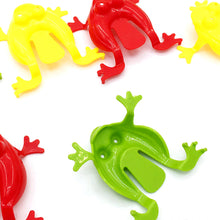Load image into Gallery viewer, 12pcs Jumping Frogs Toys with Bucket hildren Finger Action Training Toy Birthday Party Favors Little Gifts