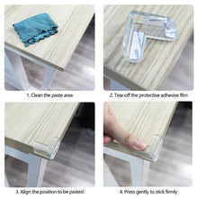 Load image into Gallery viewer, 10pcs Baby Safety Silicone Protector Table Corner Edge Protection Cover Children Anticollision Guards Kid Security Corner Guard