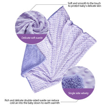 Load image into Gallery viewer, Baby Blanket Newborn Swaddling Thermal Soft Fleece Blanket Winter Cotton Quilt Infant Bedding Swaddle Wrap