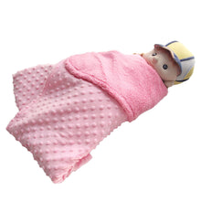 Load image into Gallery viewer, Baby Blanket Newborn Swaddling Thermal Soft Fleece Blanket Winter Cotton Quilt Infant Bedding Swaddle Wrap