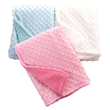Load image into Gallery viewer, Baby Blanket Newborn Swaddling Thermal Soft Fleece Blanket Winter Cotton Quilt Infant Bedding Swaddle Wrap