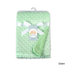 Load image into Gallery viewer, Baby Blanket Newborn Swaddling Thermal Soft Fleece Blanket Winter Cotton Quilt Infant Bedding Swaddle Wrap
