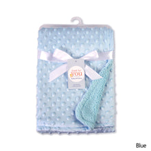 Load image into Gallery viewer, Baby Blanket Newborn Swaddling Thermal Soft Fleece Blanket Winter Cotton Quilt Infant Bedding Swaddle Wrap