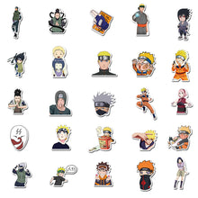 Load image into Gallery viewer, 50pcs/Pack Naruto Cartoon Anime Stickers Waterproof Skateboard Motorcycle Guitar Luggage Laptop Bicycle Sticker Kids Toys