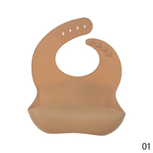 Load image into Gallery viewer, Baby Silicone Bib Infant Waterpoof Feeding Bibs Adjustable Saliva Towel Toddler Boys Girls Aprons