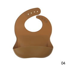 Load image into Gallery viewer, Baby Silicone Bib Infant Waterpoof Feeding Bibs Adjustable Saliva Towel Toddler Boys Girls Aprons