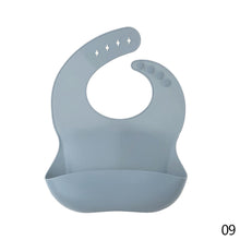 Load image into Gallery viewer, Baby Silicone Bib Infant Waterpoof Feeding Bibs Adjustable Saliva Towel Toddler Boys Girls Aprons