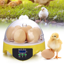 Load image into Gallery viewer, Mini 7 Egg Incubator Poultry Incubator Brooder Digital Temperature Control Egg Incubator Hatcher for Chicken Bird Egg