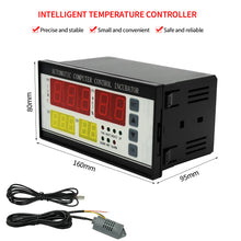 Load image into Gallery viewer, XM-18 Incubator Controller Thermostat Full Automatic Multifunction Egg Incubator Control System for Farm Chicken Duck Pigeon Goose Supplies