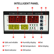 Load image into Gallery viewer, XM-18 Incubator Controller Thermostat Full Automatic Multifunction Egg Incubator Control System for Farm Chicken Duck Pigeon Goose Supplies
