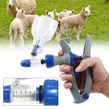 Load image into Gallery viewer, Automatic Continuous Syringe Animal Adjustable Syringe Chicken Bird Poultry Durable Vaccine Injector Veterinary Tool NO Needles
