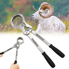 Load image into Gallery viewer, Stainless Steel Ram Bloodless Castration Plier Castrating Sheep Goat Lamb Tool No Blood Thongs Clamp Farm Animal Supplies
