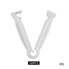 Load image into Gallery viewer, 100Pcs Disposable Livestock Umbilical Cord Clip Farm Animal Umbilical Stalk Clamp Piglet Lamb Calf Umbilical Cord Clipper Farm Supplies
