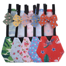 Load image into Gallery viewer, Pet Hen Diaper Goose Chicken Duck Poultry Diaper Clothes Reusable Washable Costume Diaper with Bow Knot Chicken Supplies