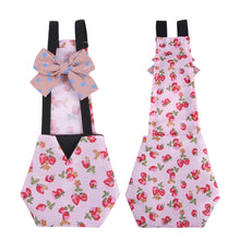 Load image into Gallery viewer, Pet Hen Diaper Goose Chicken Duck Poultry Diaper Clothes Reusable Washable Costume Diaper with Bow Knot Chicken Supplies