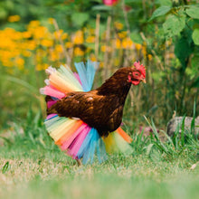 Load image into Gallery viewer, Chicken Costume Skirt Tutu Coop Hen Decoration Poultry Feather Protector Halloween Cosplay Dress Party Props