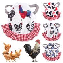 Load image into Gallery viewer, Chicken Saddles Jacket Hen Aprons Duck Poultry Wings Feather Protector Vest Clothes Halloween Cosplay Dress Party Props
