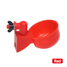 Load image into Gallery viewer, Automatic Poultry Drinker Chicken Duck Drinking Feeder Hanging Water Cup Drinking Bowls Livestock Drinking Dispenser Tools Farm Supplies