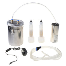 Load image into Gallery viewer, Durable Stainless Steel 2L Electric Pulse Milking Machine Tools with Adjustable Suction Goat Sheep Milk Tray for Farm